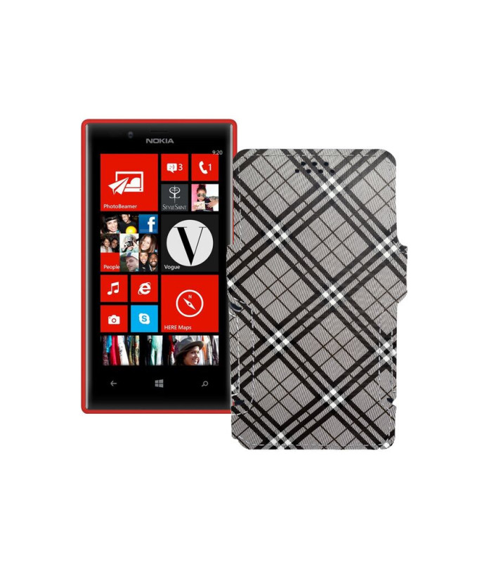 Чохол-книжка з екошкіри для телефону Nokia Lumia 720