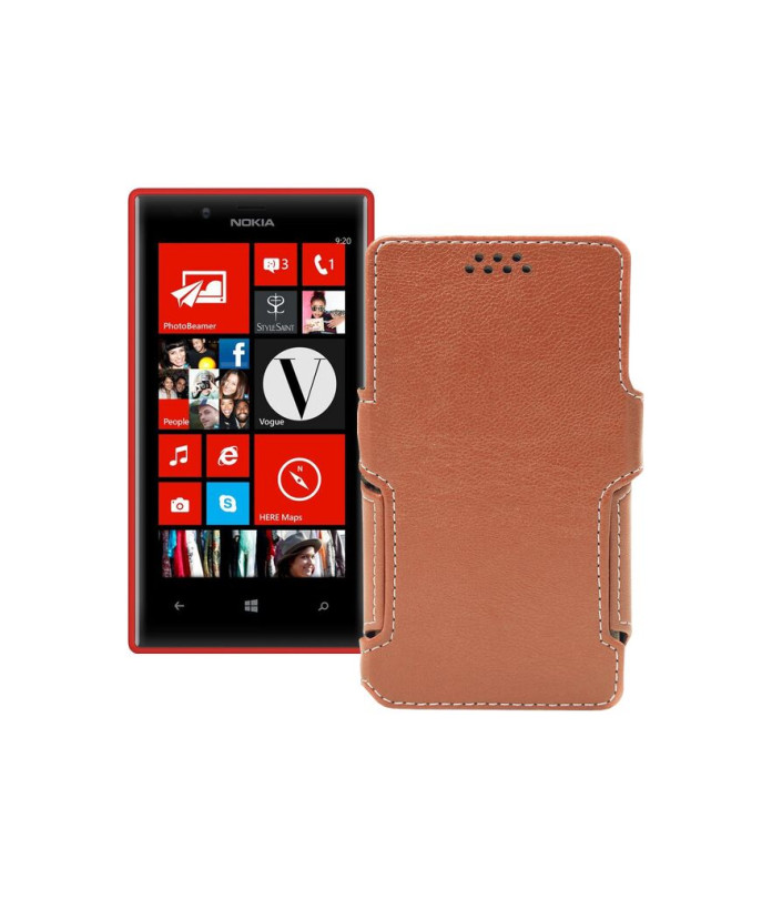 Чохол-книжка з екошкіри для телефону Nokia Lumia 720