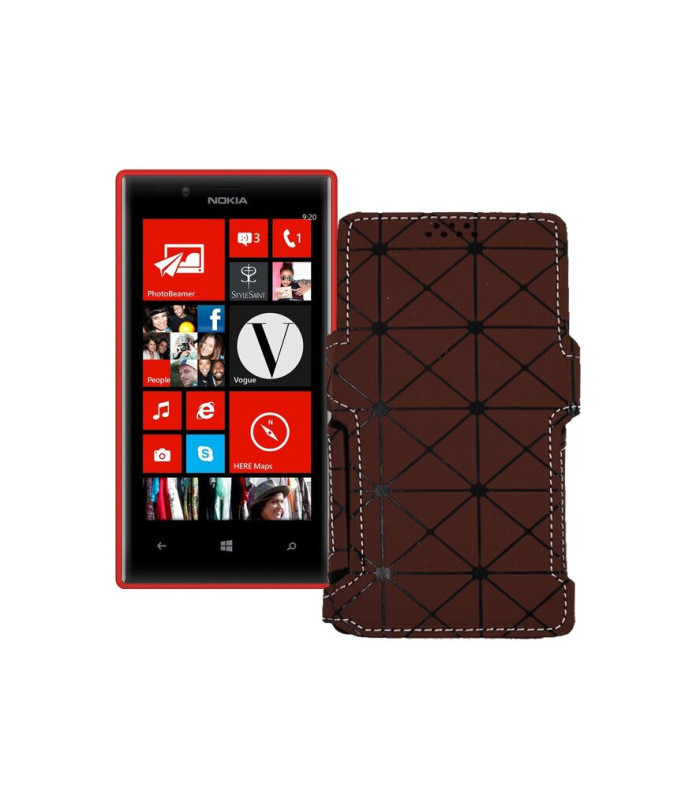 Чохол-книжка з екошкіри для телефону Nokia Lumia 720