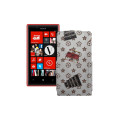 Чохол-флип з екошкіри для телефону Nokia Lumia 720