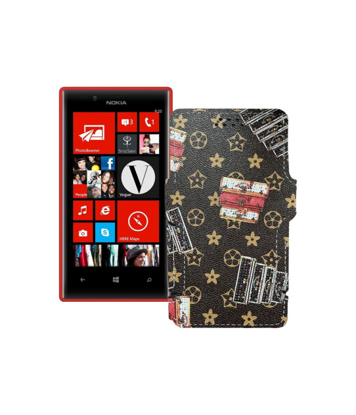 Чохол-книжка з екошкіри для телефону Nokia Lumia 720