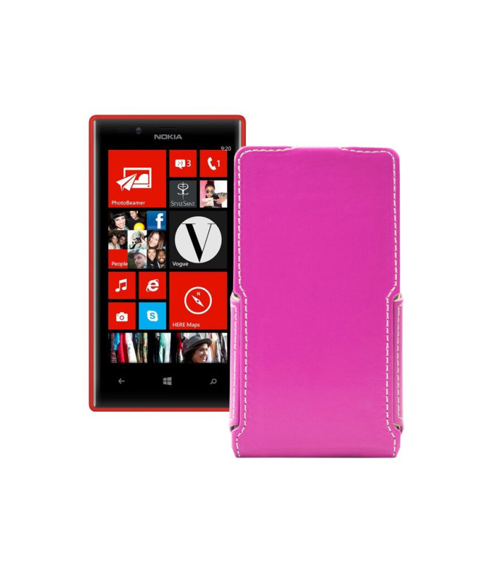 Чохол-флип з екошкіри для телефону Nokia Lumia 720