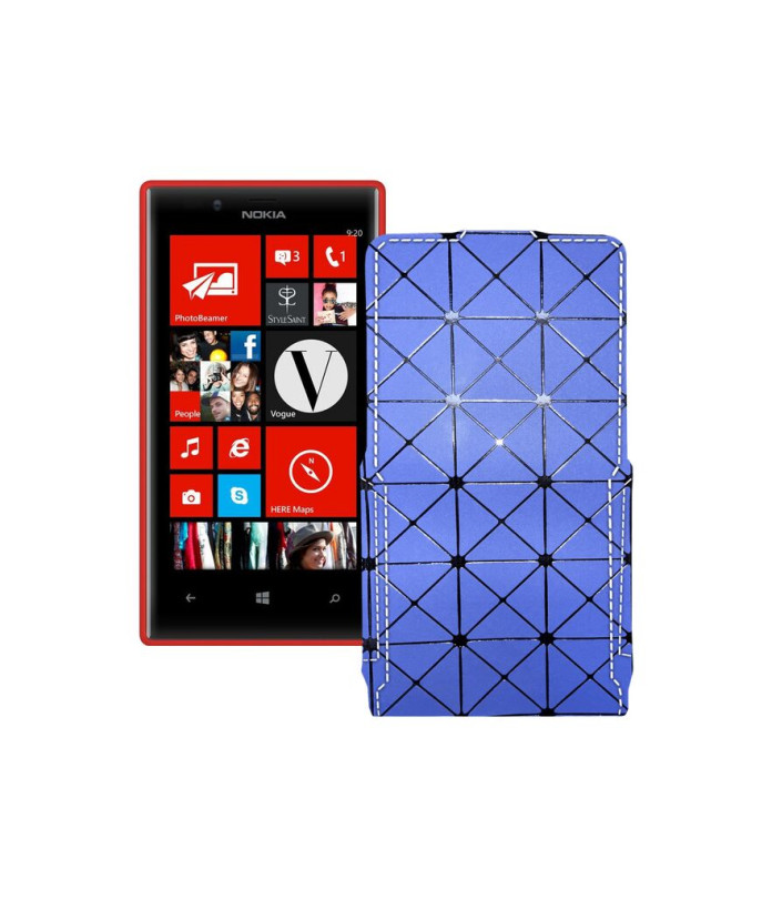 Чохол-флип з екошкіри для телефону Nokia Lumia 720