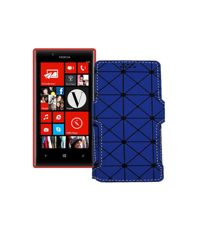 Чохол-книжка з екошкіри для телефону Nokia Lumia 720