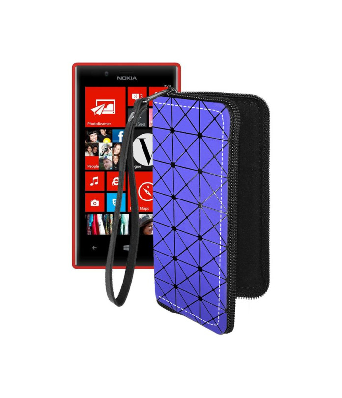 Чохол-гаманець з екошкіри для телефону Nokia Lumia 720