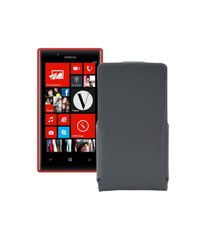 Чохол-флип з екошкіри для телефону Nokia Lumia 720