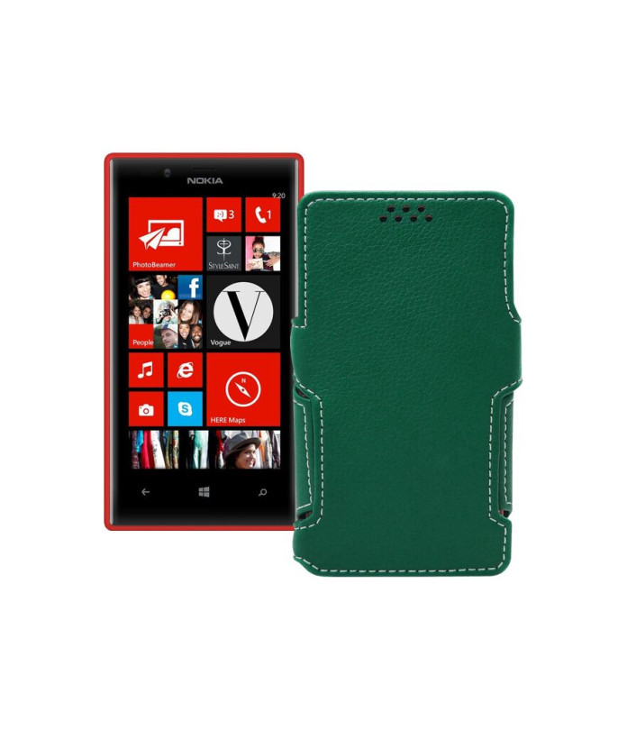 Чохол-книжка з екошкіри для телефону Nokia Lumia 720