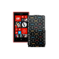 Чохол-флип з екошкіри для телефону Nokia Lumia 720