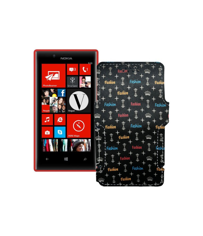 Чохол-книжка з екошкіри для телефону Nokia Lumia 720