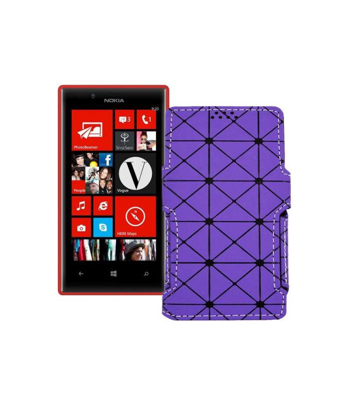 Чохол-книжка з екошкіри для телефону Nokia Lumia 720