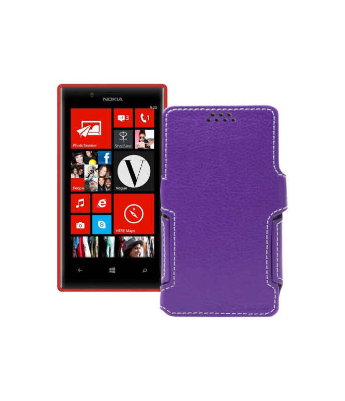 Чохол-книжка з екошкіри для телефону Nokia Lumia 720