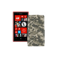 Чохол-флип з екошкіри для телефону Nokia Lumia 720