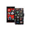 Чохол-книжка з екошкіри для телефону Nokia Lumia 720