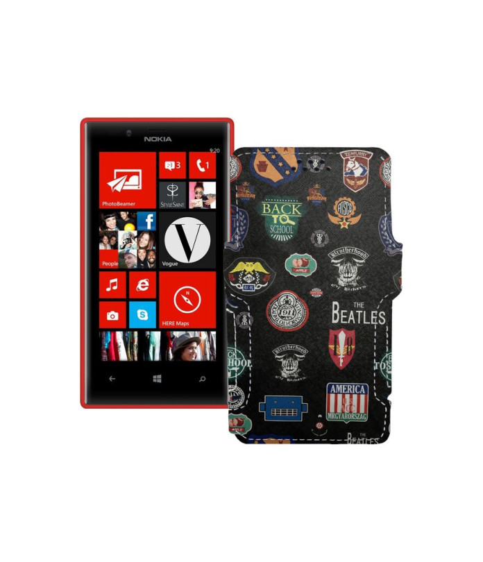 Чохол-книжка з екошкіри для телефону Nokia Lumia 720