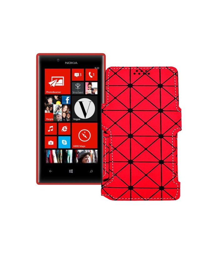 Чохол-книжка з екошкіри для телефону Nokia Lumia 720