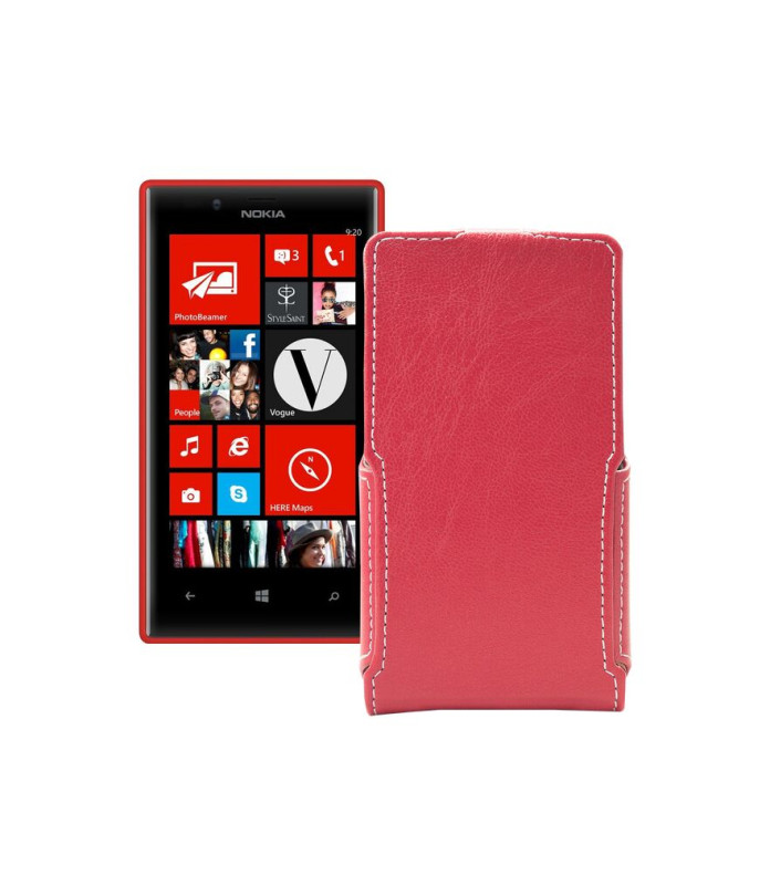 Чохол-флип з екошкіри для телефону Nokia Lumia 720