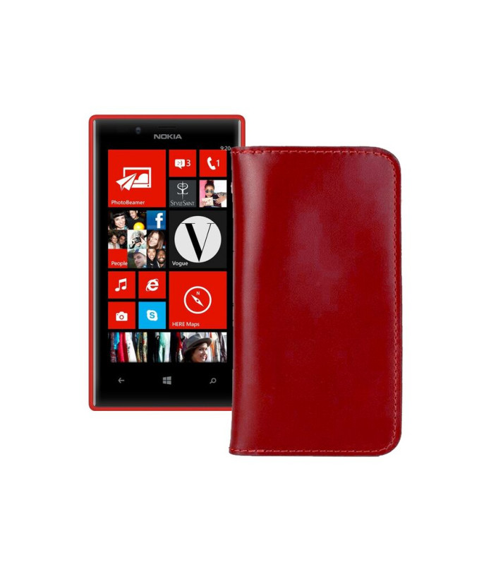 Портмоне з шкіри для телефону Nokia Lumia 720