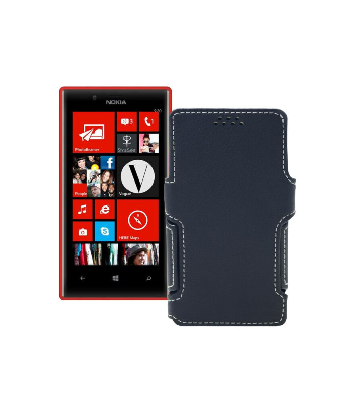 Чохол-книжка з екошкіри для телефону Nokia Lumia 720