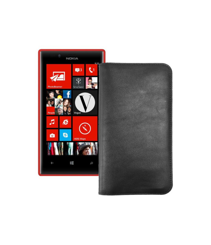 Портмоне з шкіри для телефону Nokia Lumia 720