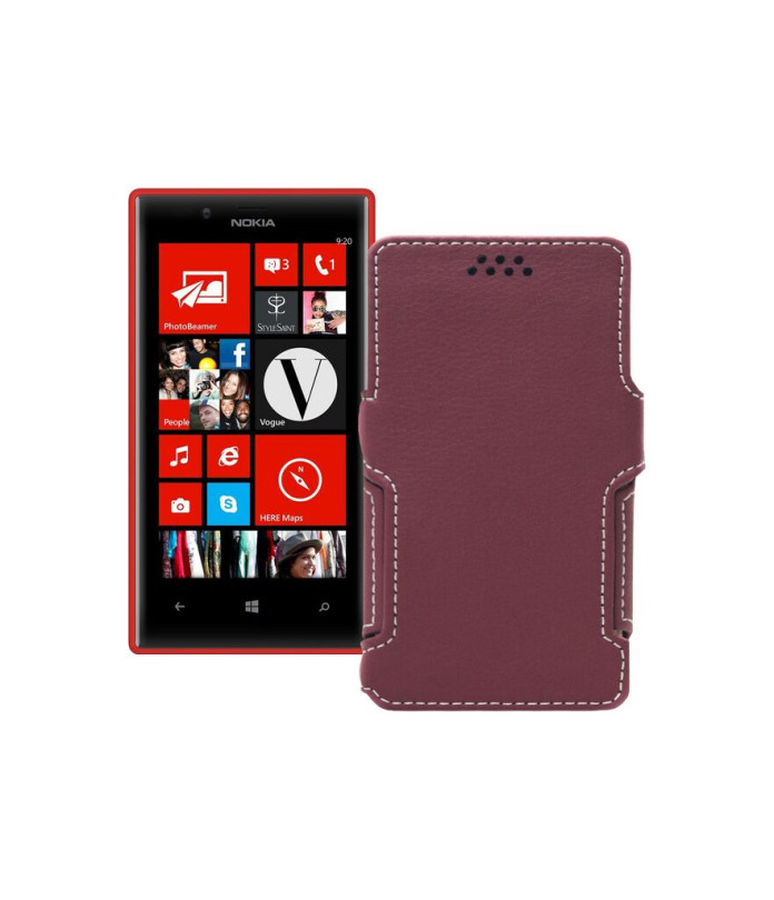 Чохол-книжка з екошкіри для телефону Nokia Lumia 720