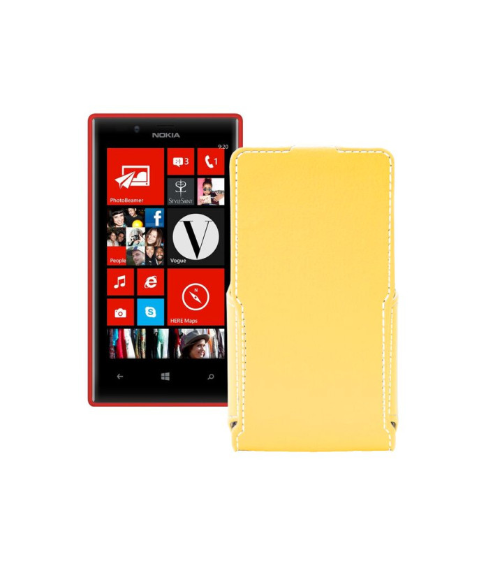 Чохол-флип з екошкіри для телефону Nokia Lumia 720