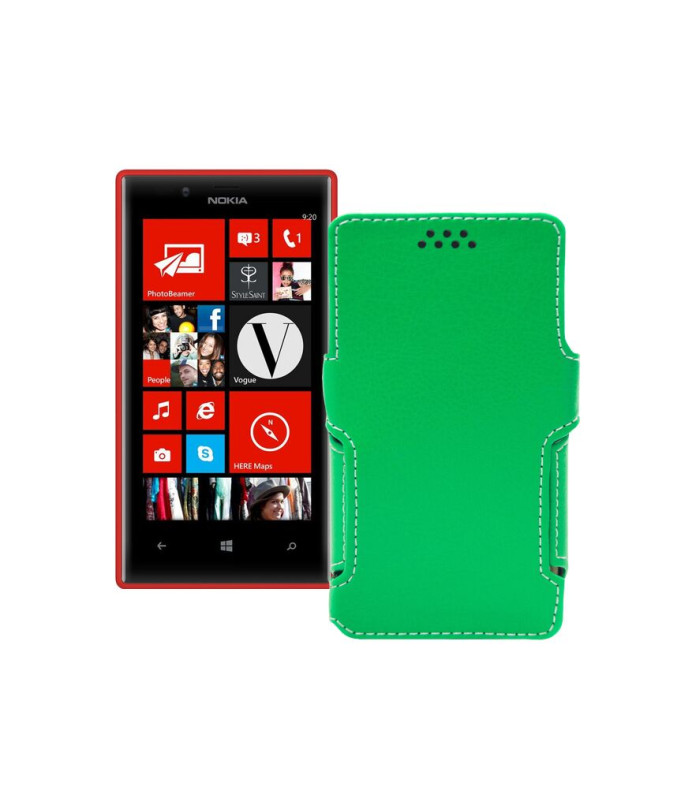 Чохол-книжка з екошкіри для телефону Nokia Lumia 720