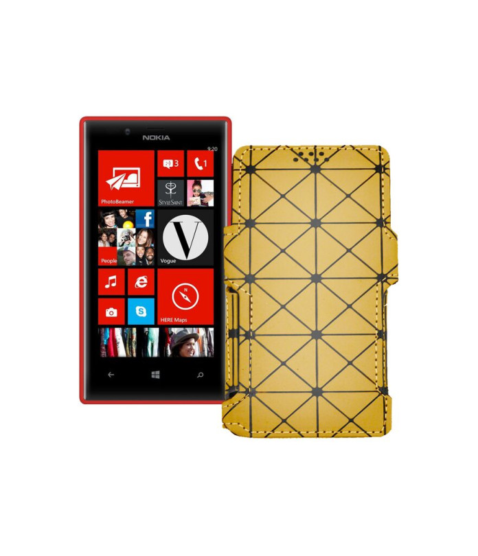 Чохол-книжка з екошкіри для телефону Nokia Lumia 720