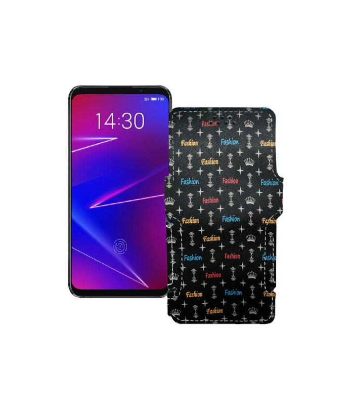 Чохол-книжка з екошкіри для телефону Meizu 16x