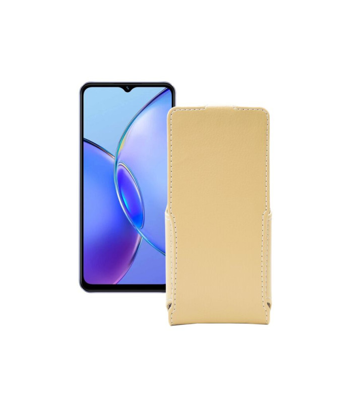 Чохол-флип з екошкіри для телефону Vivo Y17s
