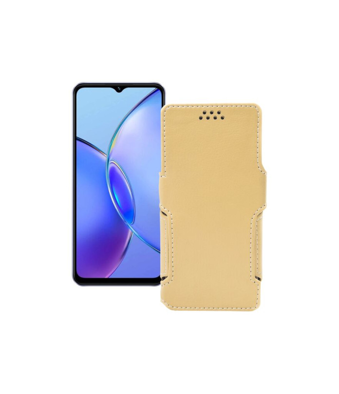 Чохол-книжка з екошкіри для телефону Vivo Y17s