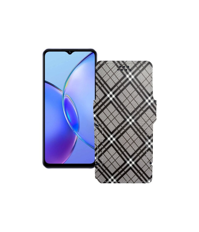 Чохол-книжка з екошкіри для телефону Vivo Y17s