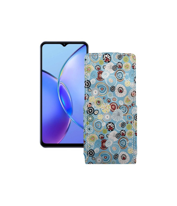Чохол-флип з екошкіри для телефону Vivo Y17s