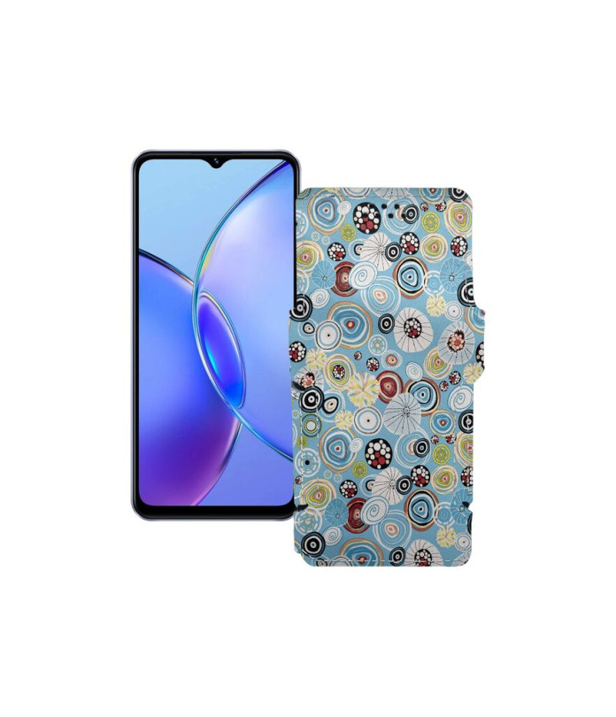 Чохол-книжка з екошкіри для телефону Vivo Y17s