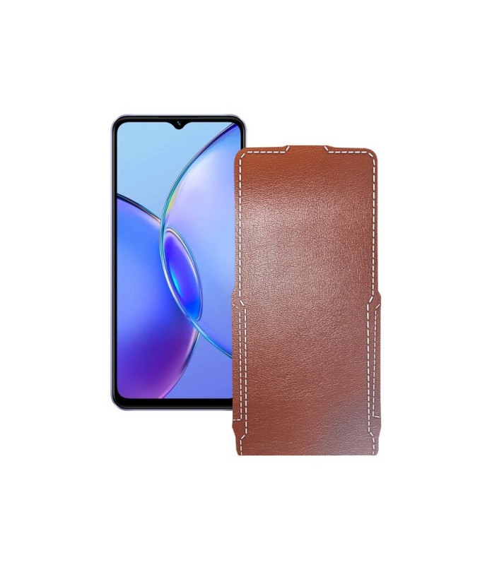 Чохол-флип з екошкіри для телефону Vivo Y17s