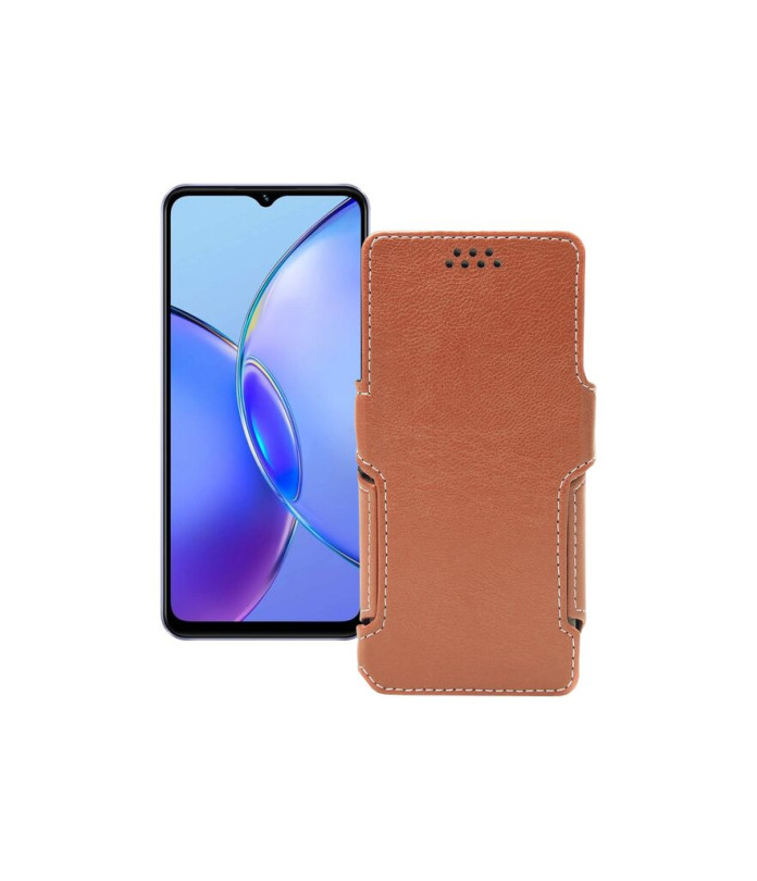 Чохол-книжка з екошкіри для телефону Vivo Y17s