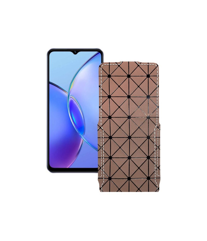 Чохол-флип з екошкіри для телефону Vivo Y17s