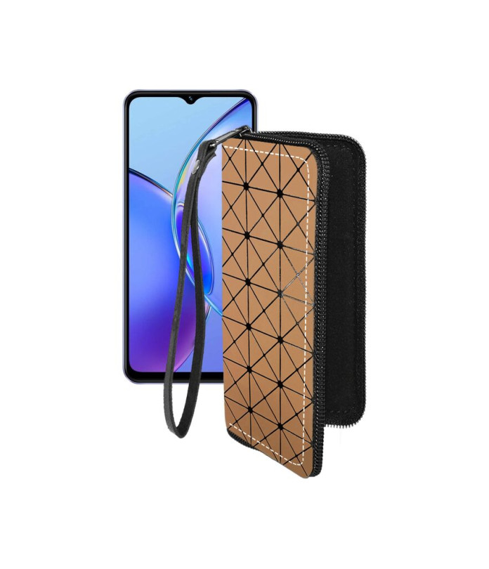 Чохол-гаманець з екошкіри для телефону Vivo Y17s