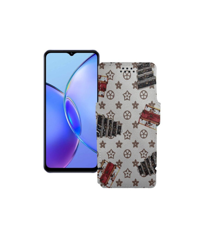 Чохол-книжка з екошкіри для телефону Vivo Y17s