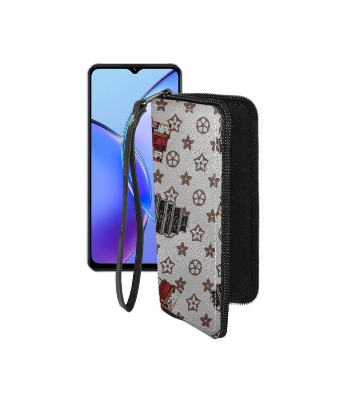 Чохол-гаманець з екошкіри для телефону Vivo Y17s