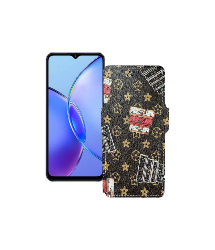 Чохол-книжка з екошкіри для телефону Vivo Y17s