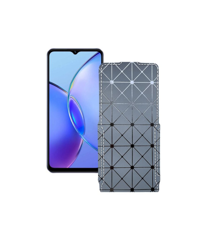 Чохол-флип з екошкіри для телефону Vivo Y17s