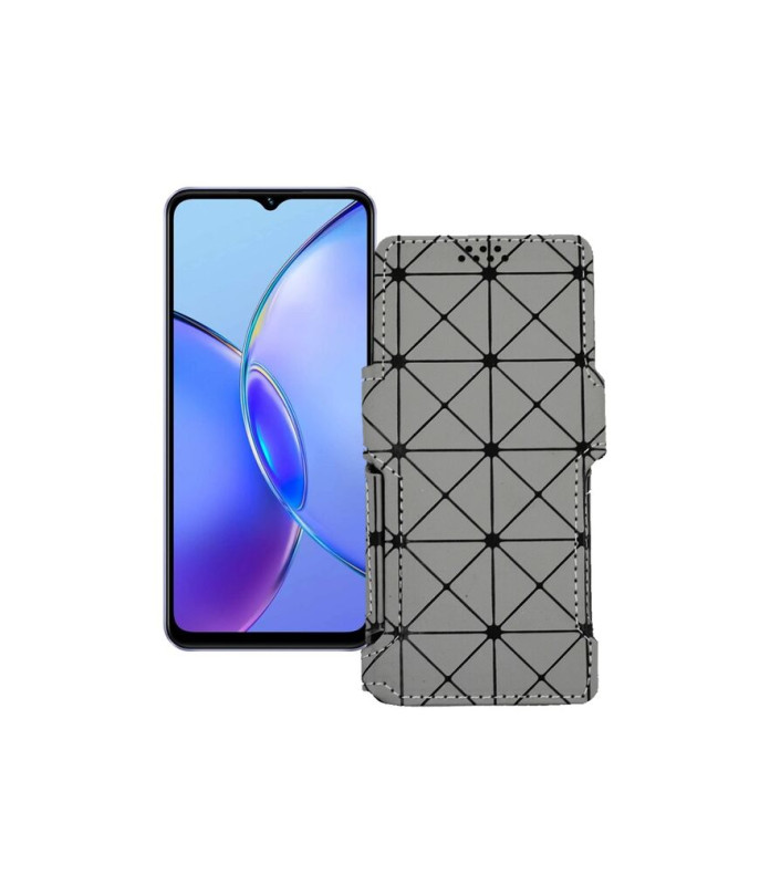 Чохол-книжка з екошкіри для телефону Vivo Y17s