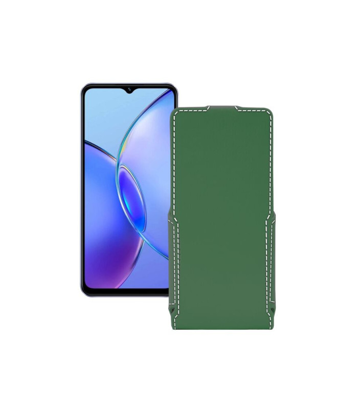 Чохол-флип з екошкіри для телефону Vivo Y17s