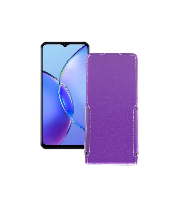 Чохол-флип з екошкіри для телефону Vivo Y17s