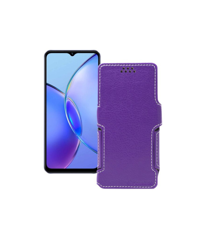 Чохол-книжка з екошкіри для телефону Vivo Y17s