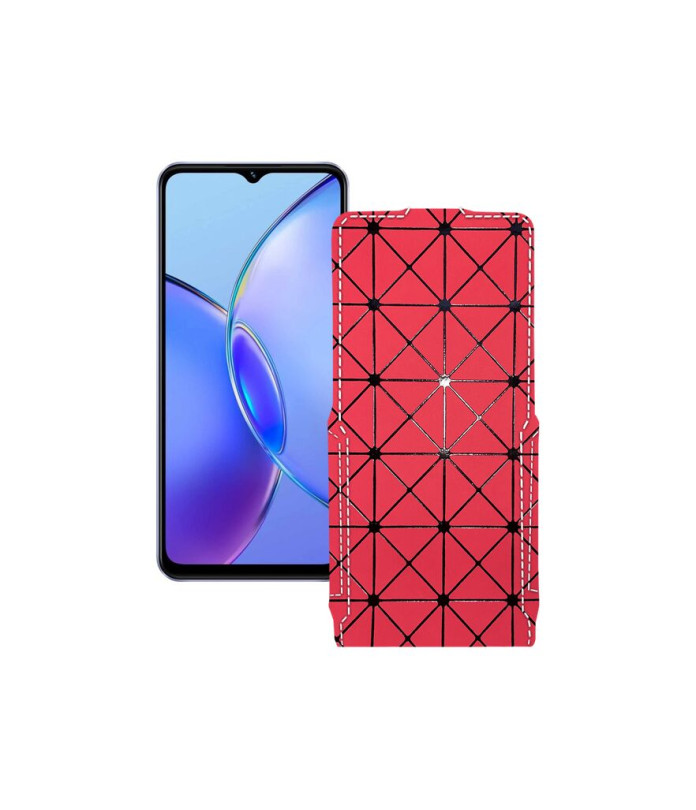 Чохол-флип з екошкіри для телефону Vivo Y17s