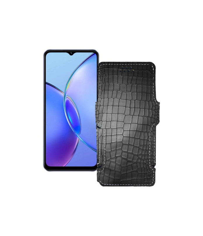Чохол-книжка з екошкіри для телефону Vivo Y17s