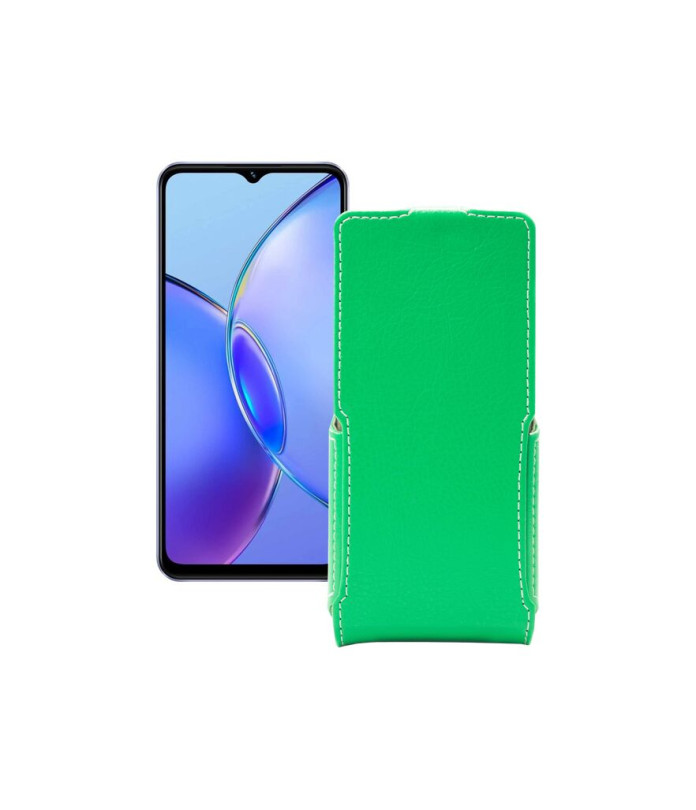 Чохол-флип з екошкіри для телефону Vivo Y17s