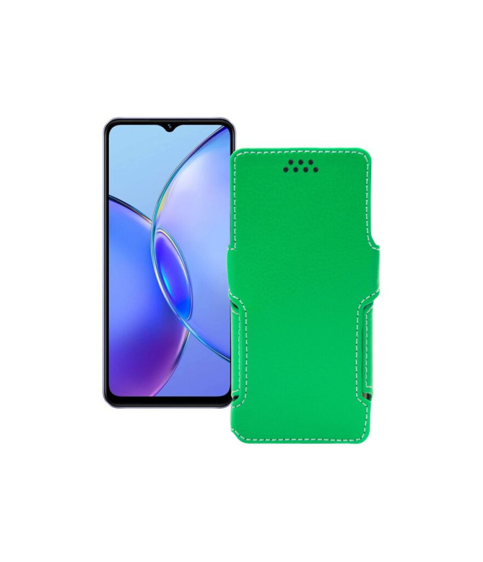 Чохол-книжка з екошкіри для телефону Vivo Y17s