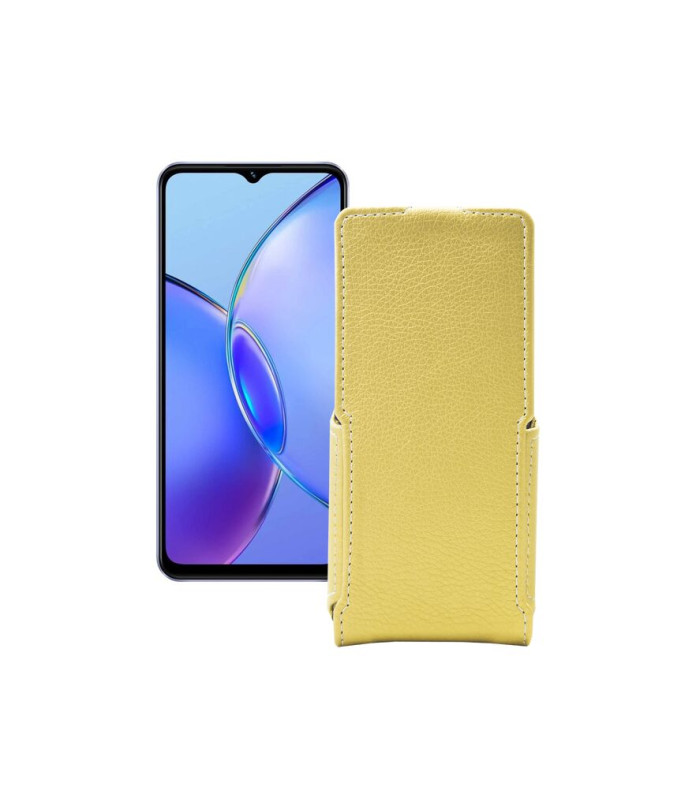 Чохол-флип з екошкіри для телефону Vivo Y17s